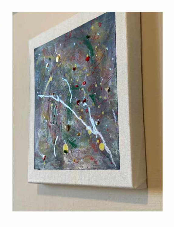 Psalm 63 v.6 Abstract Painting