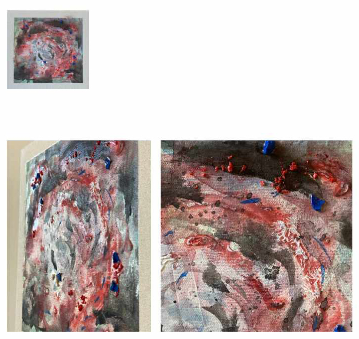 Psalm 63: 9 Abstract painting